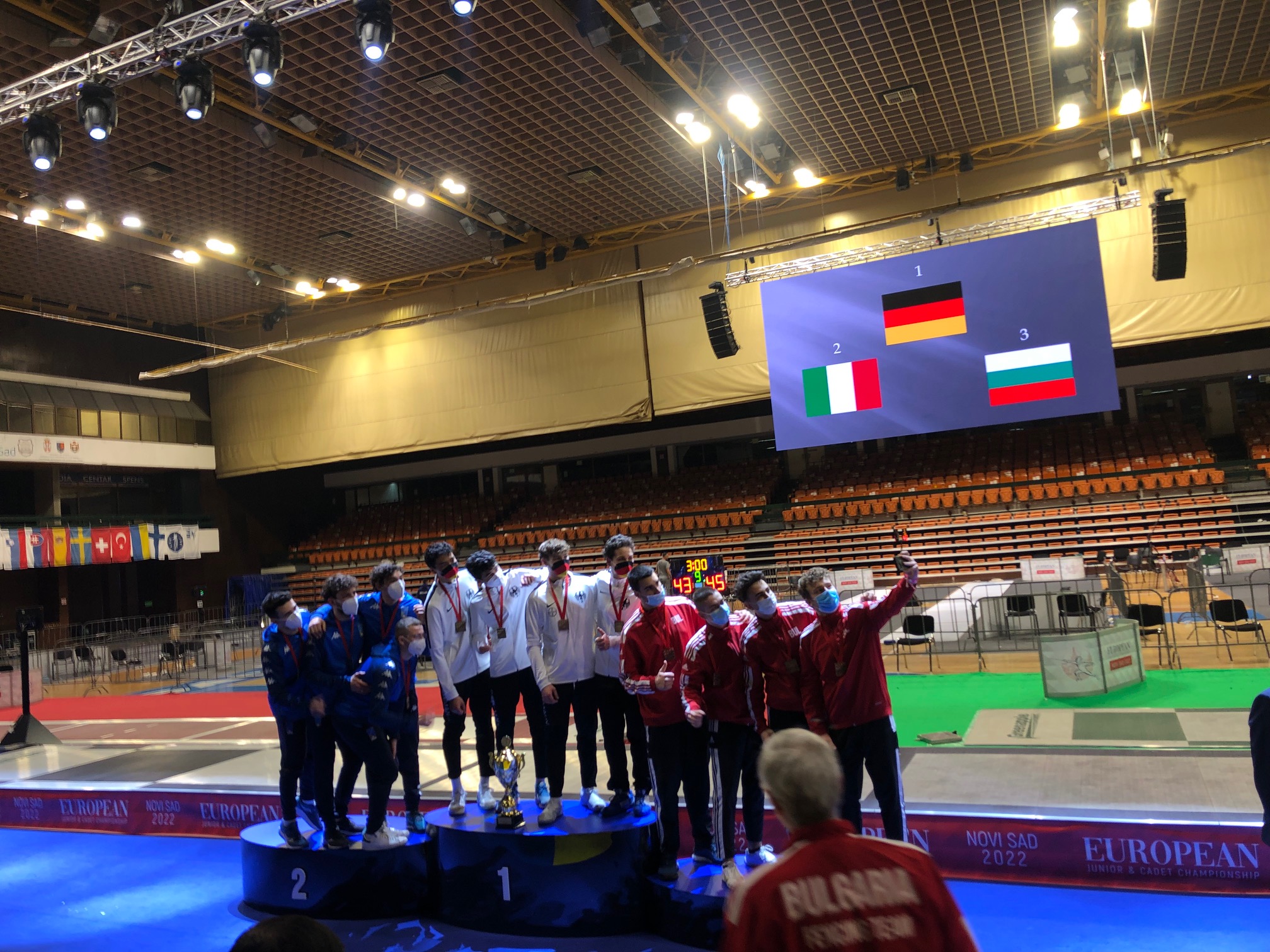 Die Deutsche Junioren Nationalmannschaft gewinnt in Novi Sad die Goldmedaille